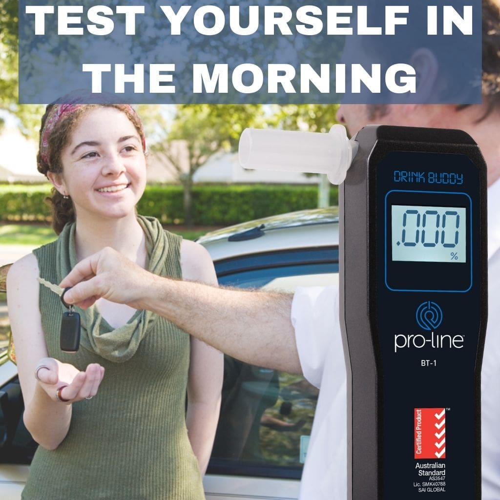 Drink Buddy Breathalyser BT-1 Test Yourself in the Morning